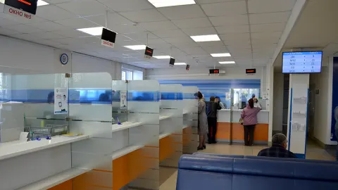 Операционный зал Межрайонной ИФНС России № 4 по Алтайскому краю, г. Новоалтайск, ул. Анатолия, д. 7