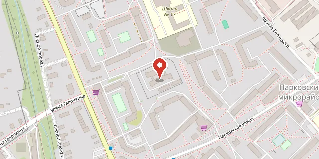 Карта: г. Орехово-Зуево, ул. Северная, д.12В