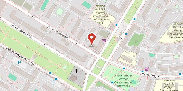Карта: ул. Новочеремушкинская, д.58., корп. 1