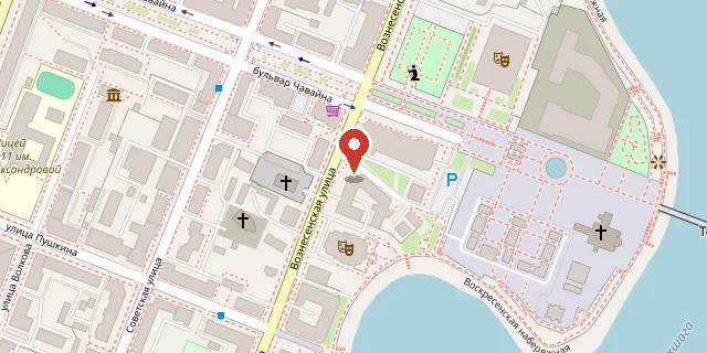 Карта: г. Йошкар-Ола, ул. Вознесенская, 71