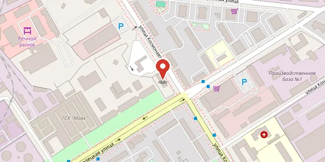 Карта: г. Воронеж, ул. Космонавтов, д. 8А