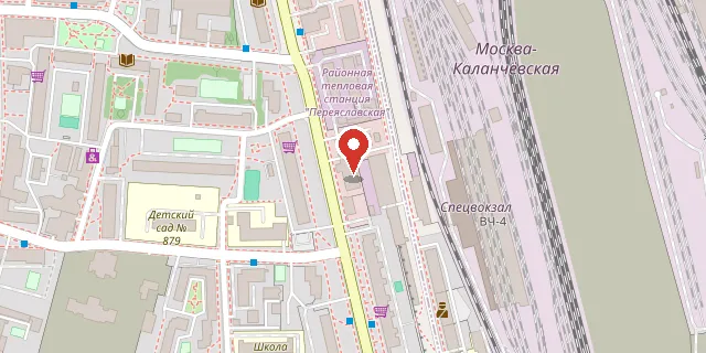 Карта: ул. Б. Переяславская, д. 16