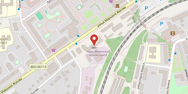 Карта: г. Наро-Фоминск, ул. Маршала Жукова, д. 13