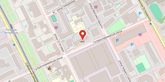 Карта: г. Пермь, ул. 1-ая Красноармейская, д. 21