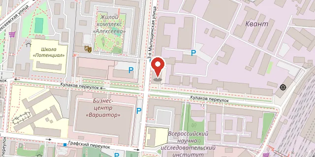 Карта: ул.3-я Мытищинская, д.16а