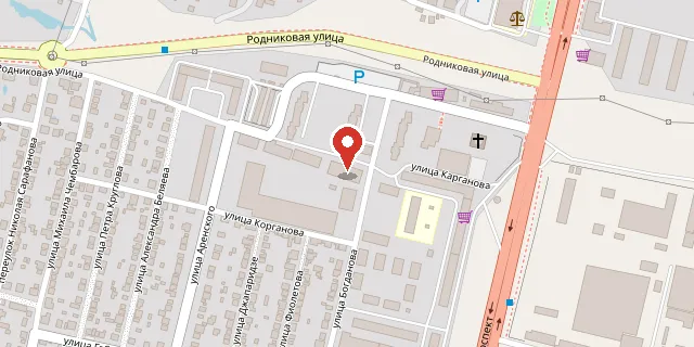 Карта: г. Волгоград, ул. Богданова, 2.