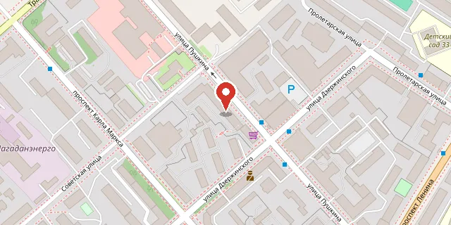 Карта: г. Магадан, ул. Пушкина, 11/11