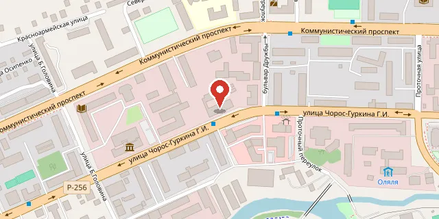 Карта: г. Горно-Алтайск, ул. Чорос-Гуркина, д. 40