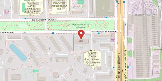Карта: Черноморский бул., д.1., к.1
