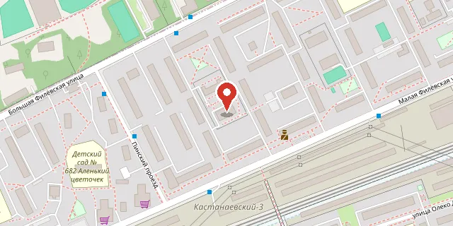 Карта: ул. М. Филевская, д. 10, кор. 4