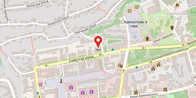 Карта: г.Ставрополь, ул. Советская, 3
