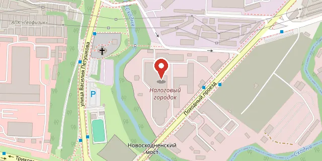 Карта: Походный проезд, домовладение 3, стр.2
