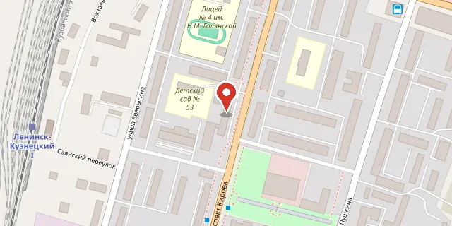 Карта: г. Ленинск-Кузнецкий, пр. Кирова, 85/2