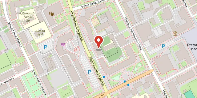 Карта: г. Сыктывкар, ул. Первомайская, стр. 53
