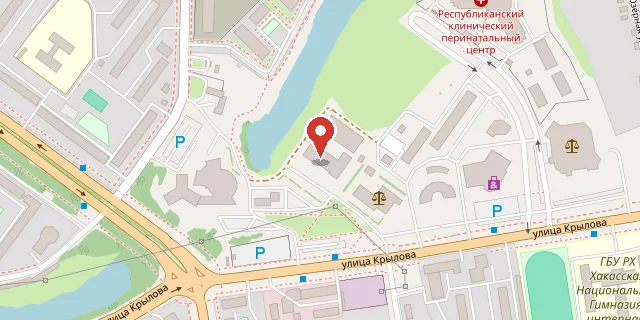 Карта: г.Абакан, Крылова, 76