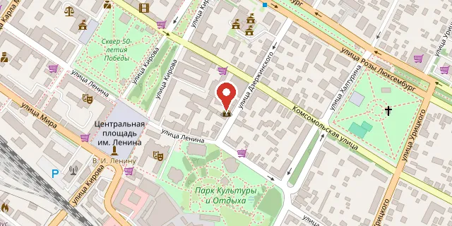 Карта: г. Армавир, ул. Дзержинского, 62