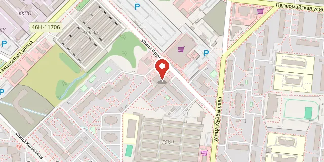 Карта: г. Ступино, ул.Фрунзе, д.3, к.3