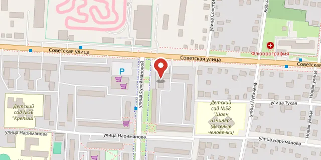 Карта: г.Альметьевск, ул Сулеймановой,1а