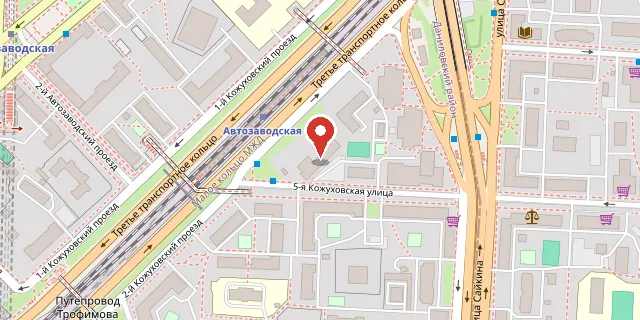 Карта: 5-я Кожуховская ул., д.1